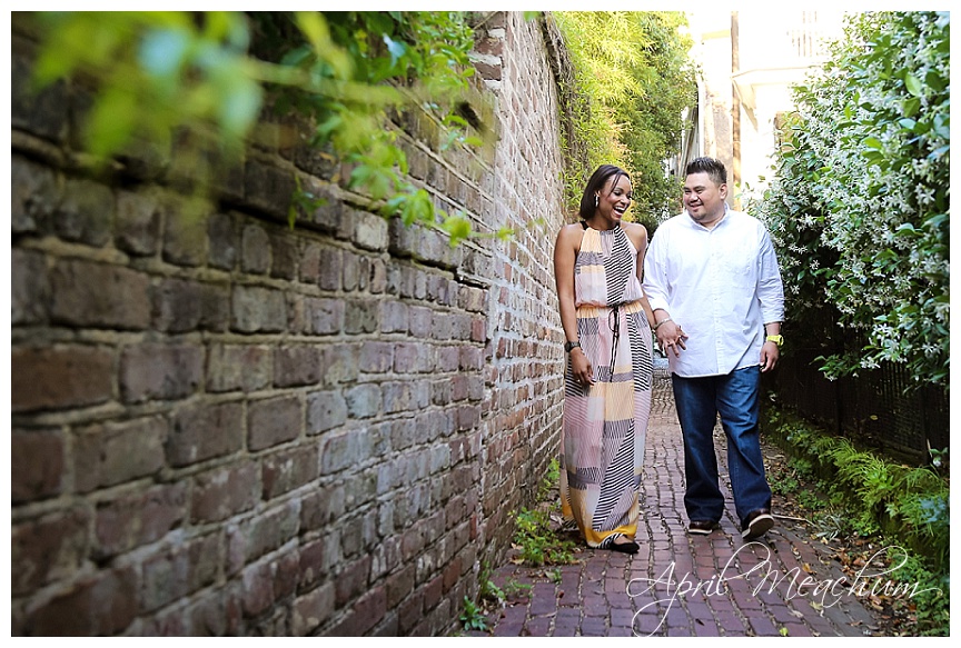 Downtown Charleston Engagement Photography Session