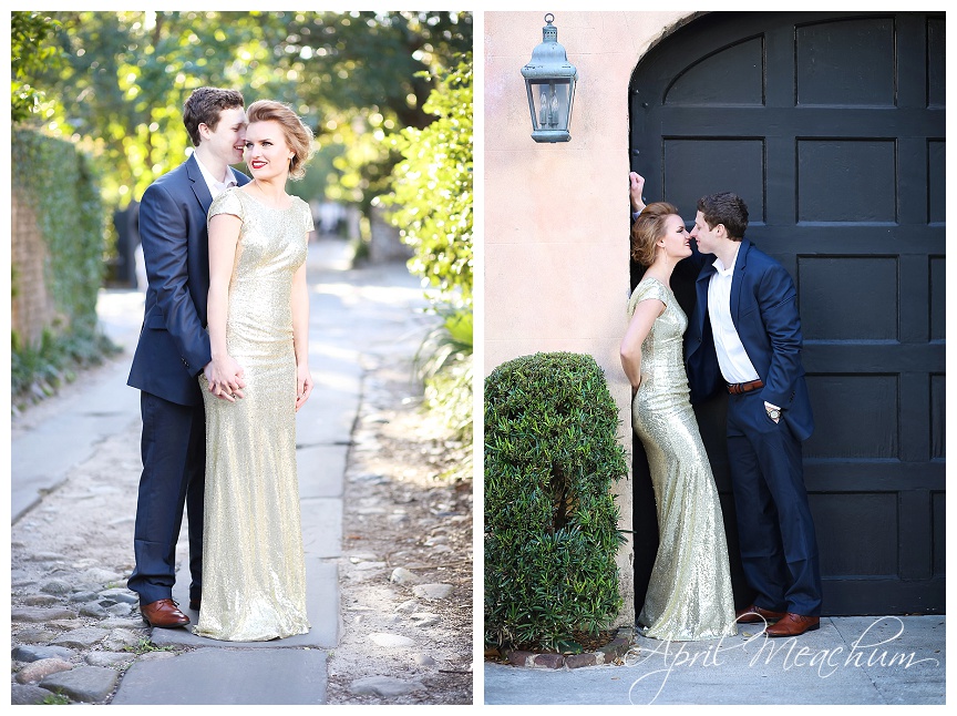 Engagement Photos in Downtown Charleston