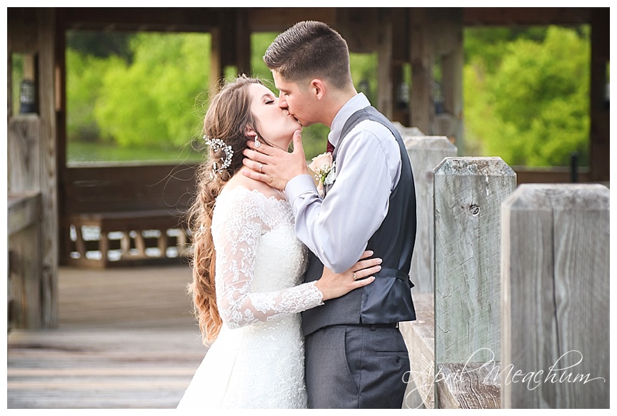 Bride and Groom at Pepper Plantation Wedding in Charleston South Carolina