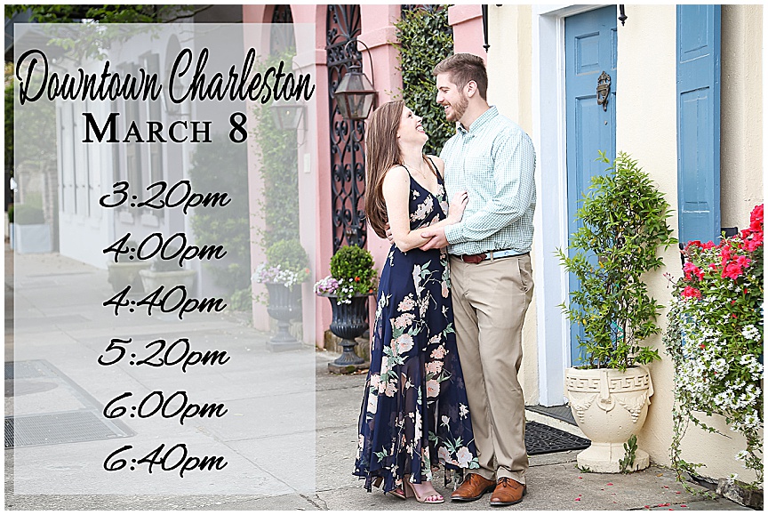 Charleston Wedding Photographer April Meachum Downtown Engagemen,