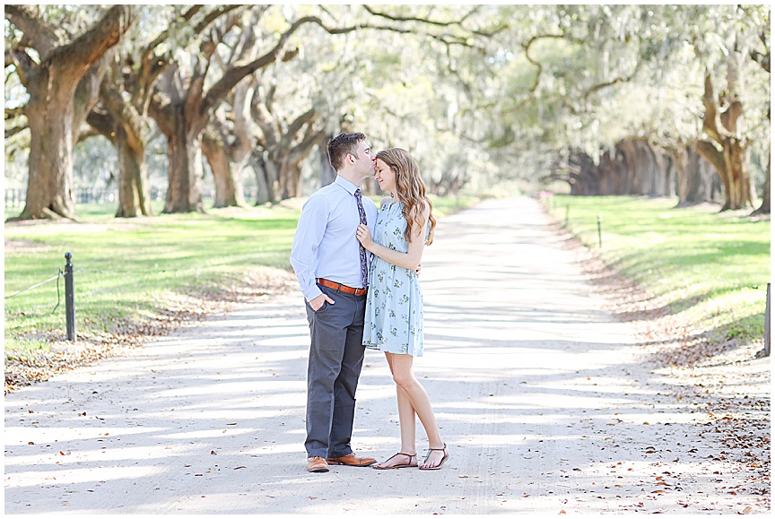 Boone Hall Plantation Engagement Session with Charleston Wedding Photographer April Meachum 