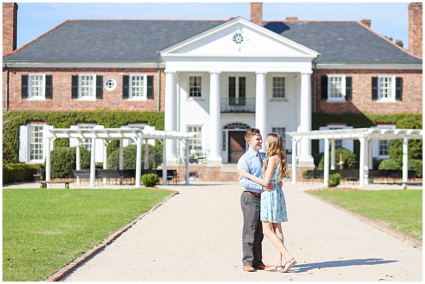 Boone Hall Plantation Engagement Session with Charleston Wedding Photographer April Meachum 