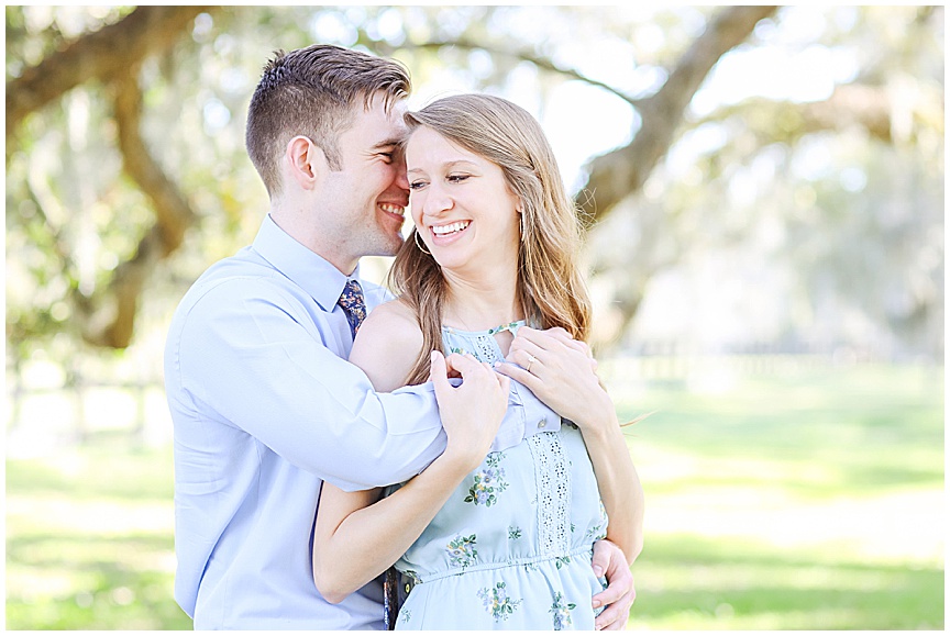 Boone Hall Plantation Engagement Session with Charleston Wedding Photographer April Meachum 