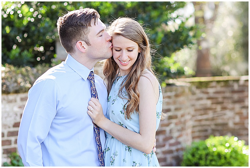 Boone Hall Plantation Engagement Session with Charleston Wedding Photographer April Meachum 