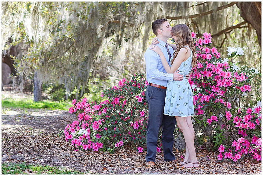 Boone Hall Plantation Engagement Session with Charleston Wedding Photographer April Meachum 