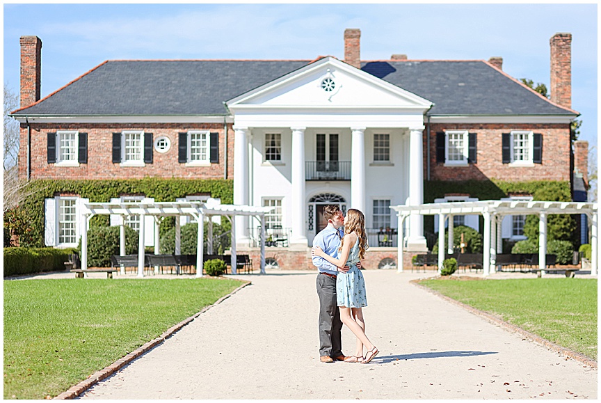 Boone Hall Plantation Engagement Session with Charleston Wedding Photographer April Meachum 