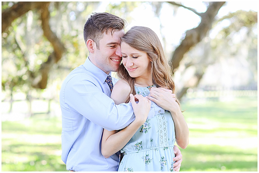 Boone Hall Plantation Engagement Session with Charleston Wedding Photographer April Meachum 