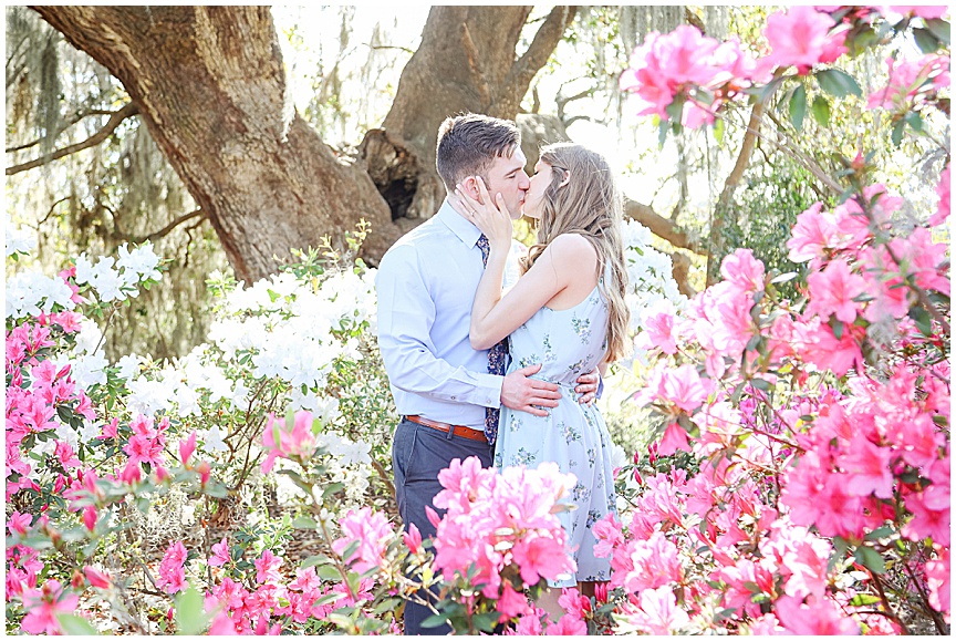 Boone Hall Plantation Engagement Session with Charleston Wedding Photographer April Meachum 