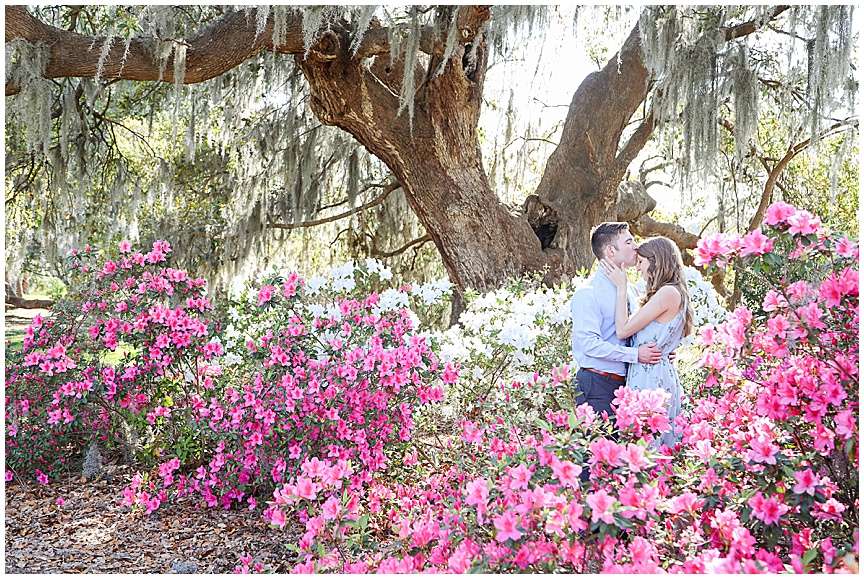 Boone Hall Plantation Engagement Session with Charleston Wedding Photographer April Meachum 