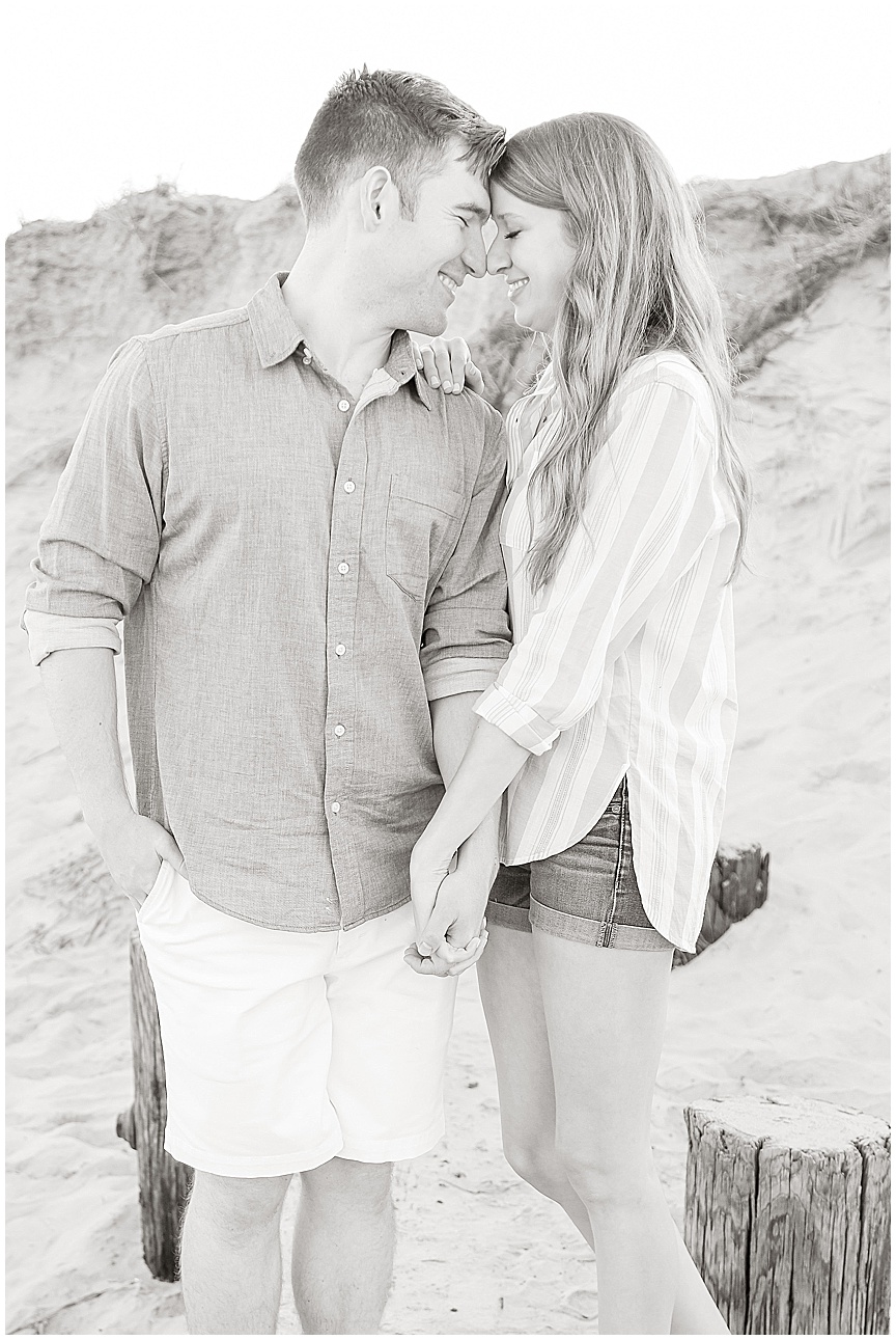 Folly Beach Engagement Session with Charleston Wedding Photographer April Meachum 