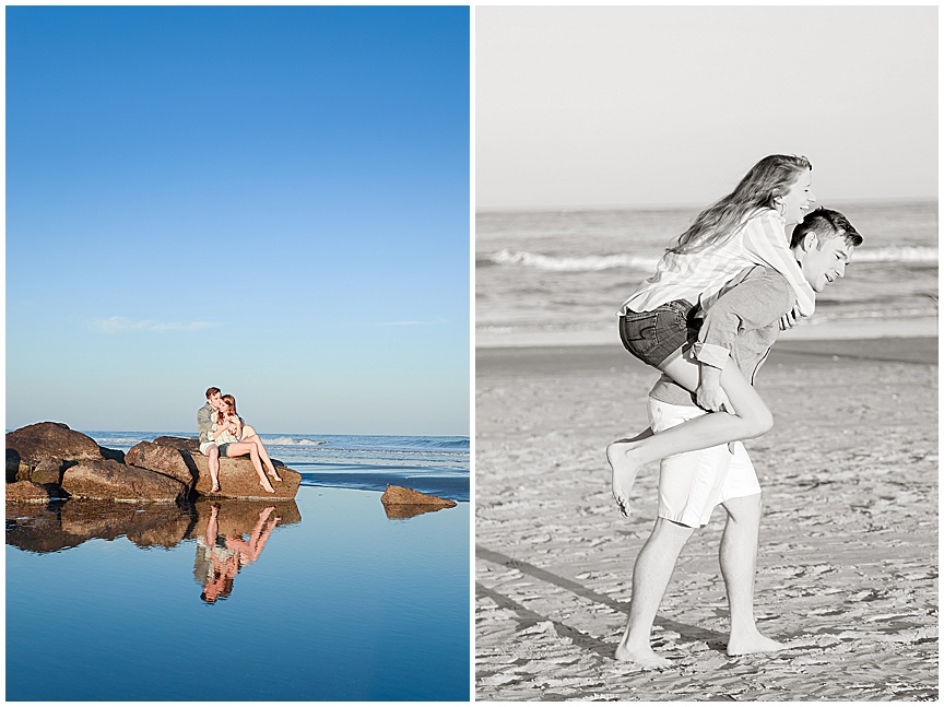 Folly Beach Engagement Session with Charleston Wedding Photographer April Meachum 