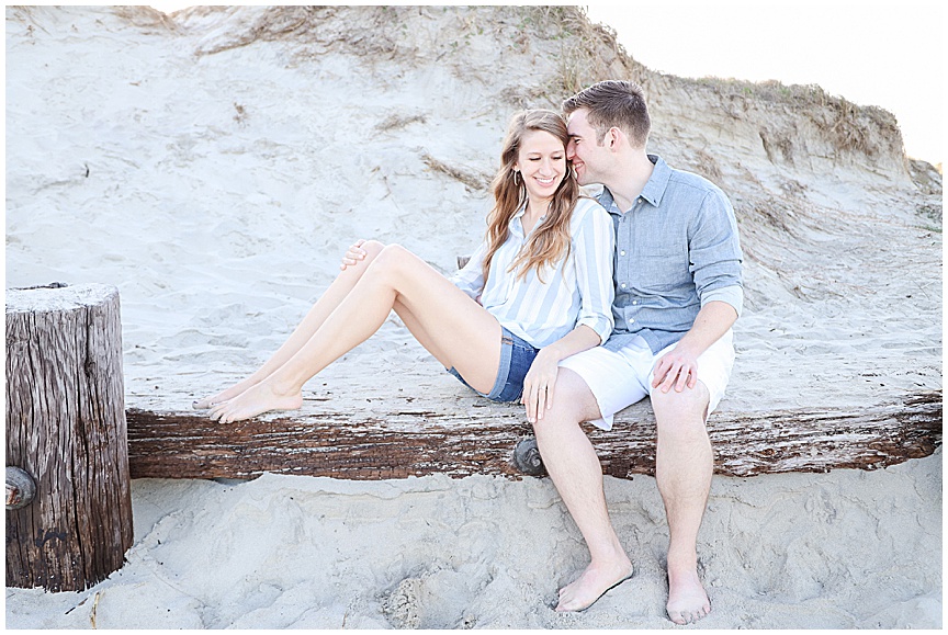 Folly Beach Engagement Session with Charleston Wedding Photographer April Meachum 