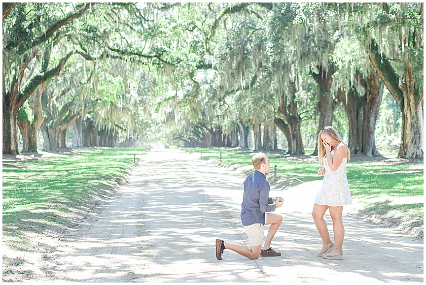 Boone Hall Plantation Proposal and Engagement Session by Charleston Wedding Photographer April Meachum_0666.jpg