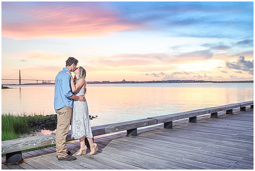 Downtown Charleston Sunrise Engagement Photo Session Ideas by Wedding Photographer April Meachum_0698.jpg