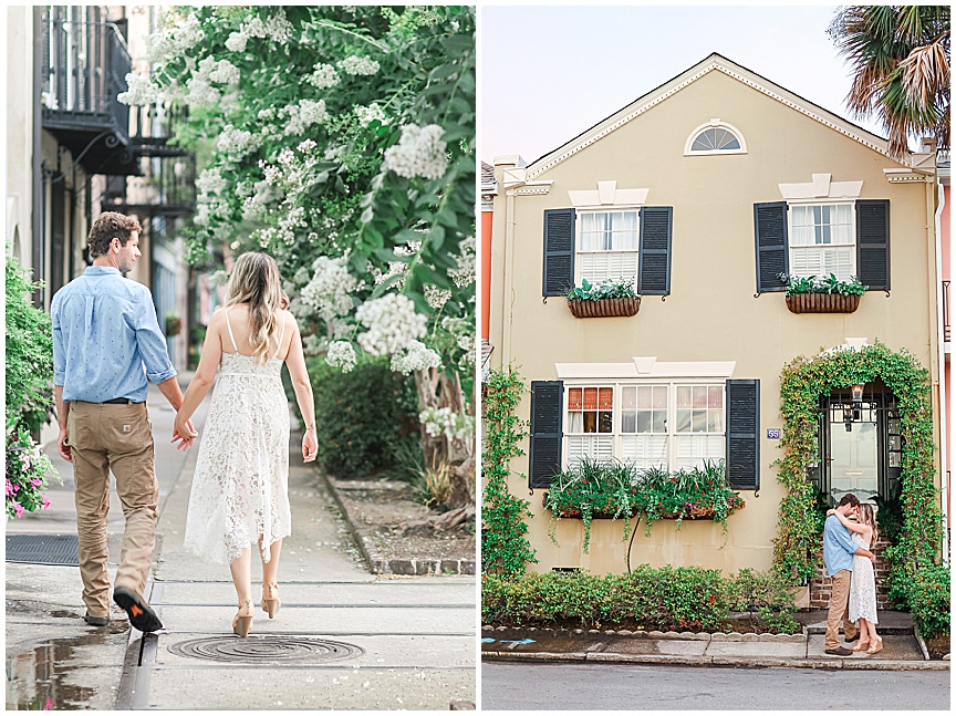 Downtown Charleston Sunrise Engagement Photo Session Ideas by Wedding Photographer April Meachum_0706.jpg