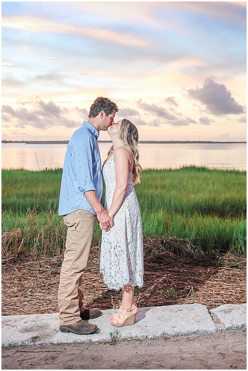 Downtown Charleston Sunrise Engagement Photo Session Ideas by Wedding Photographer April Meachum_0715.jpg