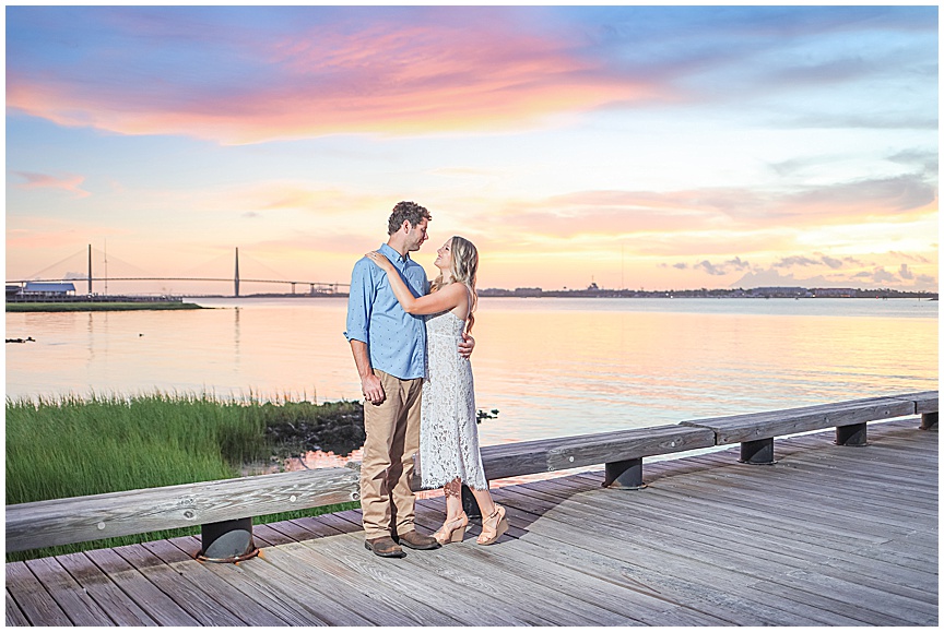 Downtown Charleston Sunrise Engagement Photo Session Ideas by Wedding Photographer April Meachum_0721.jpg