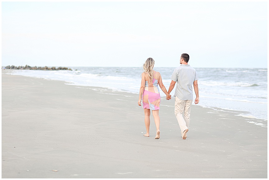 Folly Beach Sunset Engagement Photo Session Ideas by Charleston Wedding Photographer April Meachum_0727.jpg