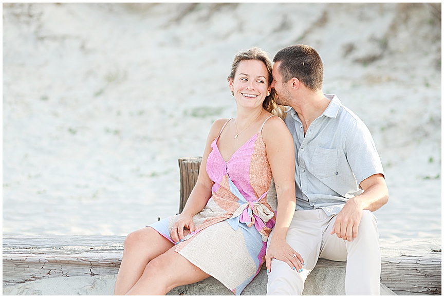 Folly Beach Sunset Engagement Photo Session Ideas by Charleston Wedding Photographer April Meachum_0731.jpg