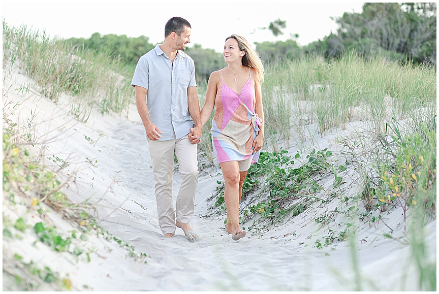 Folly Beach Sunset Engagement Photo Session Ideas by Charleston Wedding Photographer April Meachum_0733.jpg