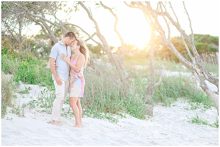 Folly Beach Sunset Engagement Photo Session Ideas by Charleston Wedding Photographer April Meachum_0740.jpg