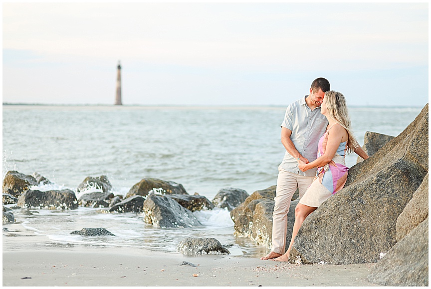 Folly Beach Sunset Engagement Photo Session Ideas by Charleston Wedding Photographer April Meachum_0741.jpg