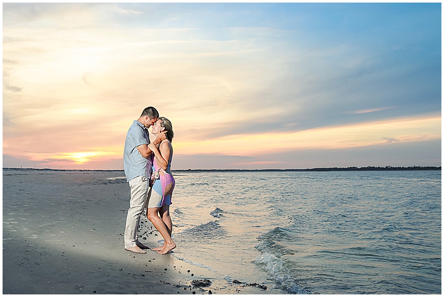 Folly Beach Sunset Engagement Photo Session Ideas by Charleston Wedding Photographer April Meachum_0743.jpg