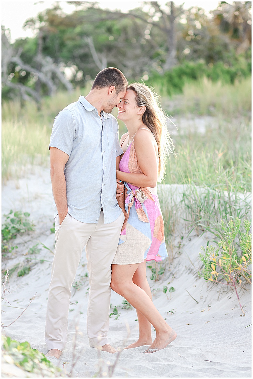 Folly Beach Sunset Engagement Photo Session Ideas by Charleston Wedding Photographer April Meachum_0745.jpg