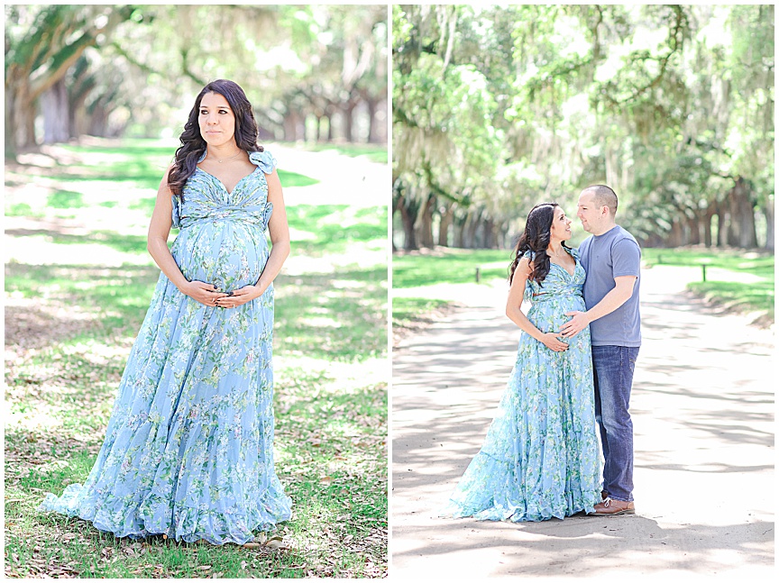 Boone Hall Plantation Maternity Session by Charleston Wedding Photographers April and Jared Meachum_1269.jpg