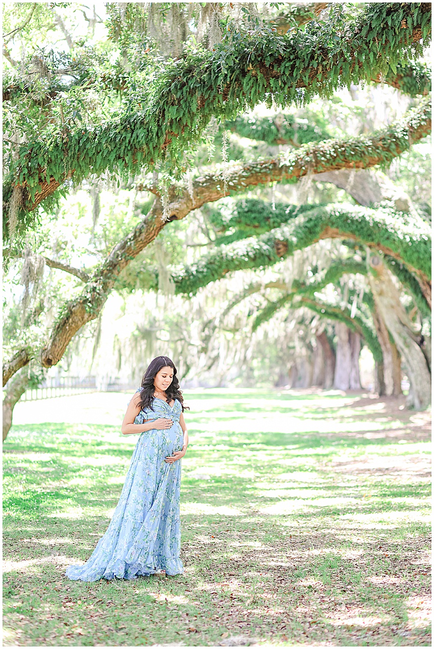 Boone Hall Plantation Maternity Session by Charleston Wedding Photographers April and Jared Meachum_1293.jpg