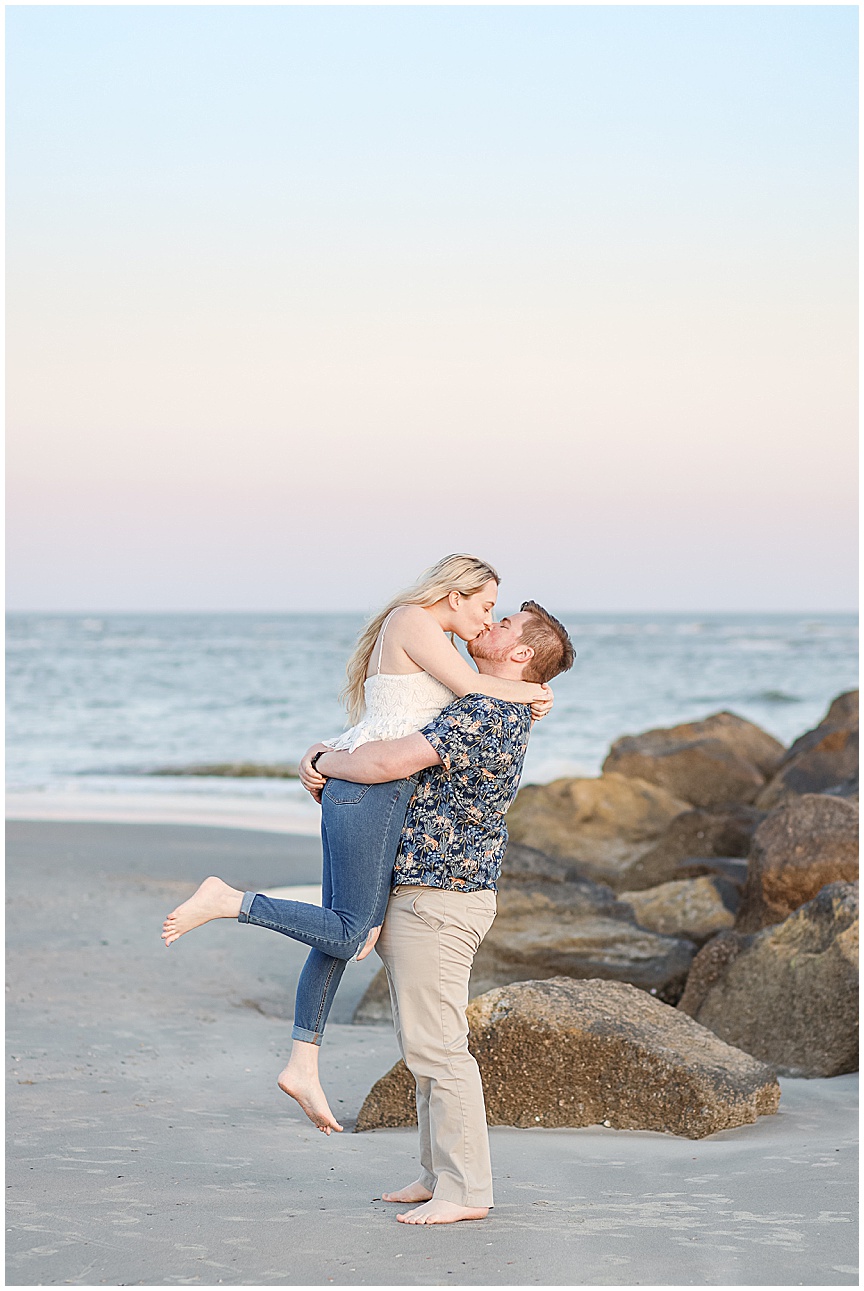 Folly Beach Engagement Session by Charleston Wedding Photographers April and Jared Meachum_1247.jpg