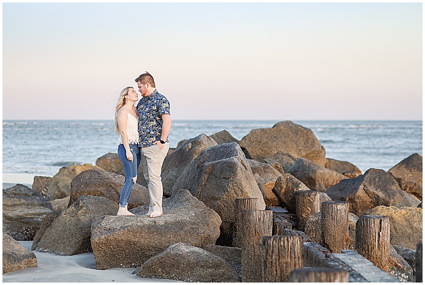 Folly Beach Engagement Session by Charleston Wedding Photographers April and Jared Meachum_1266.jpg